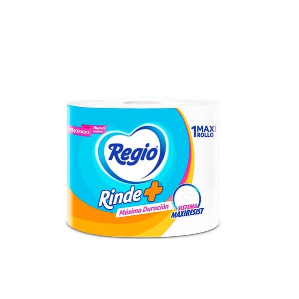 PAPEL HIGIENICO REGIO RINDE MAS ROLLO DE 400 HOJAS