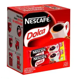 CAFE NESCAFE DOLCA EXHIBIDOR C/16 SOBRE DE 10 GR CADA UNO