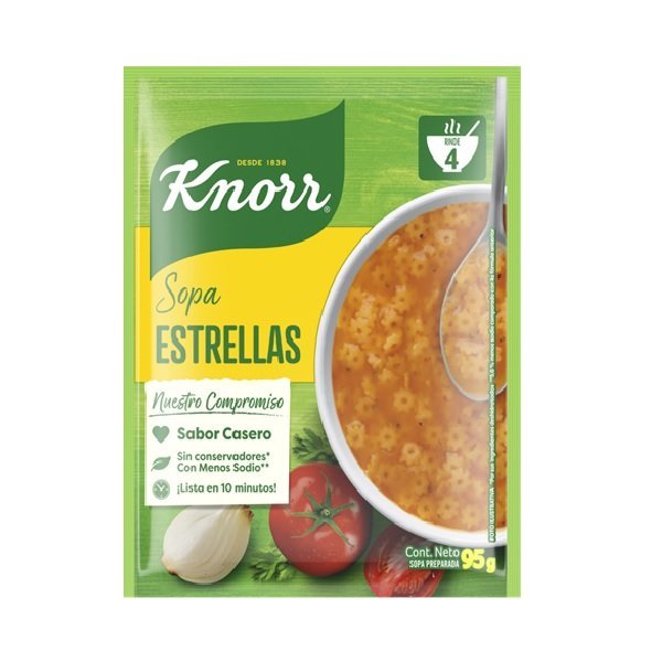 PASTA KNORR 95 GR ESTRELLA